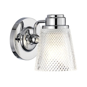 Indoor Wall Light Quintiesse Hudson Single Bathroom Lamp