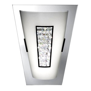 Chromecrystal Searchlight 3773-ip Bathroom Wall Lamp, Crystal, Glass