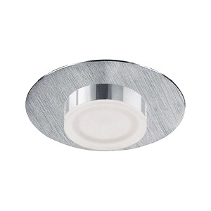Satin Aluminium Mantra Marcel Bathroom Round Led Recessed Downlight