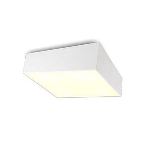 White Mantra Mini 8 Light Square Ceiling Lamp