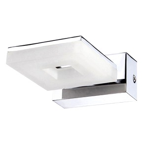 Polished Chrome Body Mantra Marc Bathroom Led Wall Lamp 